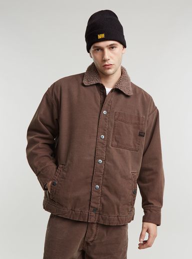Boxy Fit Sherpa Jacket